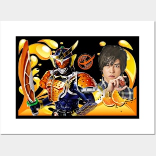 Kamen Rider Gaim Side-by-Side   (style #1) Posters and Art